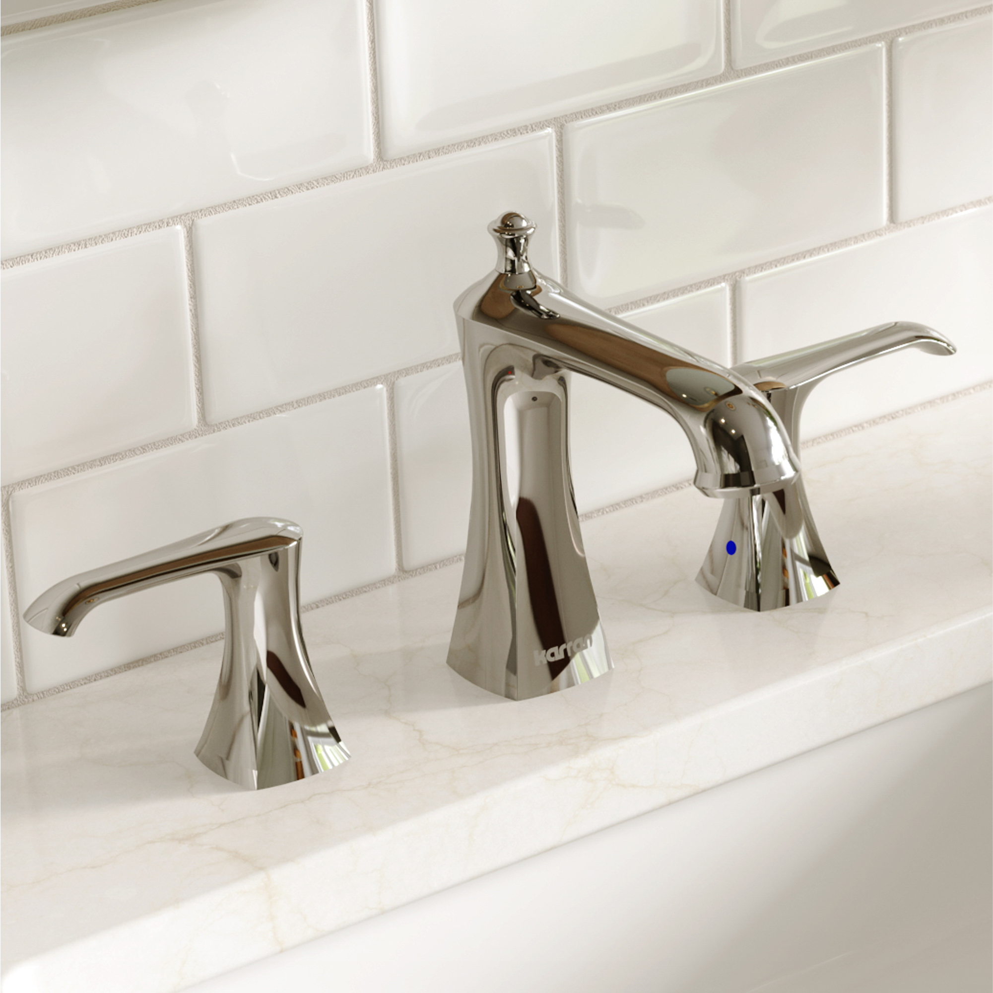 Karran Woodburn 1.2 GPM Double Lever Handle Lead-free Brass ADA Bathro